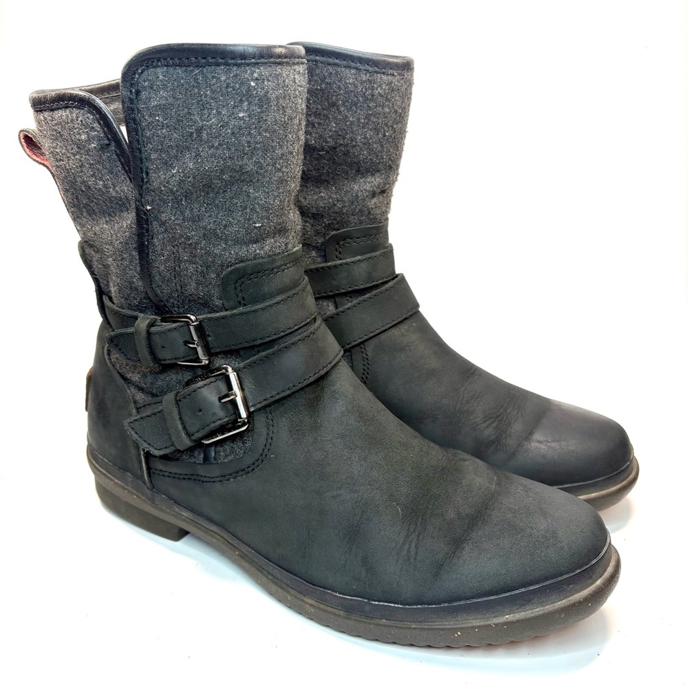 UGG Black and Gray Winter Boots